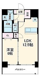 名古屋市営名城線 茶屋ヶ坂駅 徒歩13分の賃貸マンション 4階1LDKの間取り