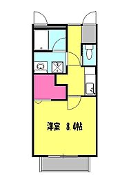 間取図画像 1K