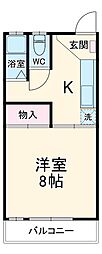 間取図画像 1K