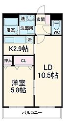 間取図画像 1LDK