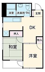間取図画像 2DK