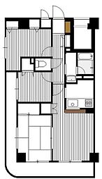 ソアーヴェ日暮里 6階3LDKの間取り