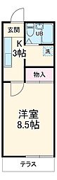 間取図画像 1K
