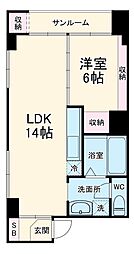 間取図画像 1LDK