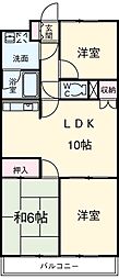エクレシア 3階3LDKの間取り