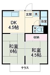 間取図画像 2DK