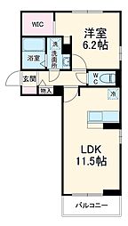 間取図画像 1LDK
