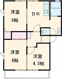 間取図画像 3DK