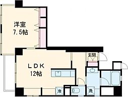 ミリアレジデンス上池袋 1102 11階1LDKの間取り