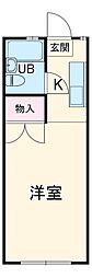 間取図画像 1K