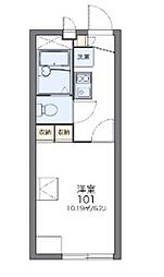 京急本線 屏風浦駅 徒歩11分の賃貸アパート 2階1Kの間取り