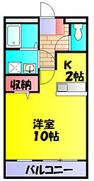 クライムドア ワンルームの間取図画像