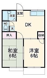 間取図画像 2DK