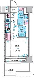 ＧＥＮＯＶＩＡ川口元郷 5階1Kの間取り