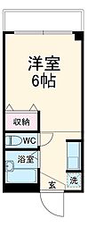東葉高速鉄道 村上駅 徒歩8分の賃貸マンション 3階1Kの間取り