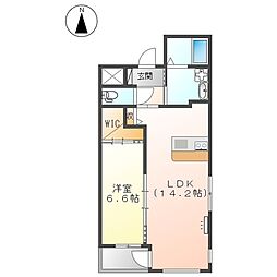 イーハ・トーヴ小路 3階1LDKの間取り