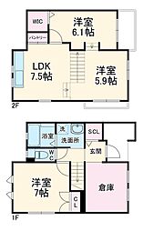 間取図画像 3LDK