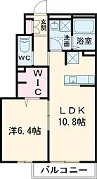 ＡＬＶＡ．ｂ 1階1LDKの間取り