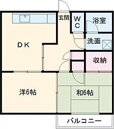 間取図画像 2DK