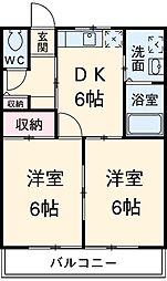 間取図画像 2DK