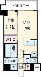都営浅草線 戸越駅 徒歩6分の賃貸マンション 4階1DKの間取り