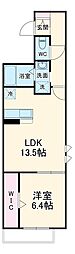 川越富洲原駅 6.5万円