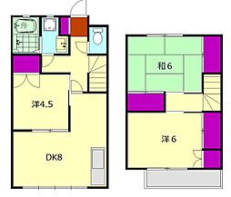 エーデルハイム 1階3DKの間取り