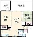 摂津マンションB棟1階6.5万円
