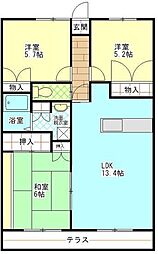 間取図画像 3LDK