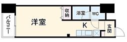 グランデ六番町 ワンルームの間取図画像