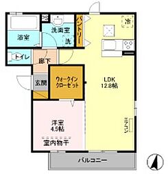 間取図画像 1LDK