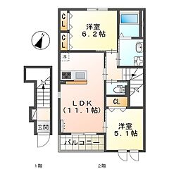 物件の間取り