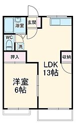 間取図画像 1LDK
