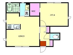 間取図画像 1LDK