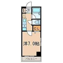 ＹＳ3 1階1Kの間取り