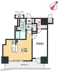 果樹園ＳＴ 12階1LDKの間取り