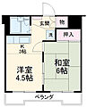 サン宮脇3階4.5万円