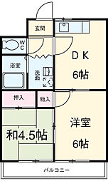 間取図画像 2DK