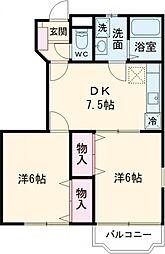 間取図画像 2DK