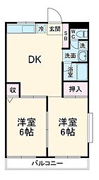 間取図画像 2DK