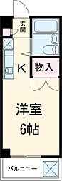 間取図画像 1K