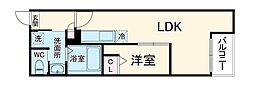 間取図画像 1LDK
