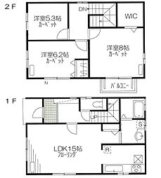ウッディ昭島 1階3LDKの間取り