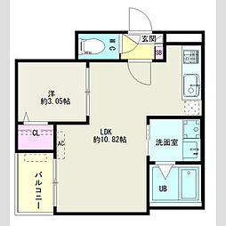 間取図画像 1LDK
