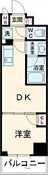 JR山手線 大塚駅 徒歩7分の賃貸マンション 6階1DKの間取り