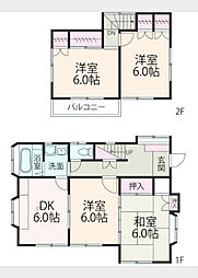 橋本8丁目戸建 1階4DKの間取り