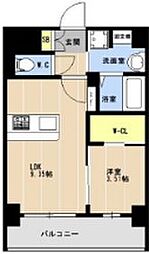 ＬＩＢＴＨ松山II 8階1LDKの間取り