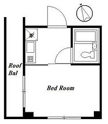 サーフサイドヒルズ九十九里 3階1Kの間取り