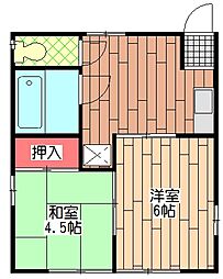 間取図画像 2DK