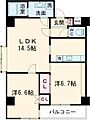 コスモリード篠崎駅前3階15.3万円